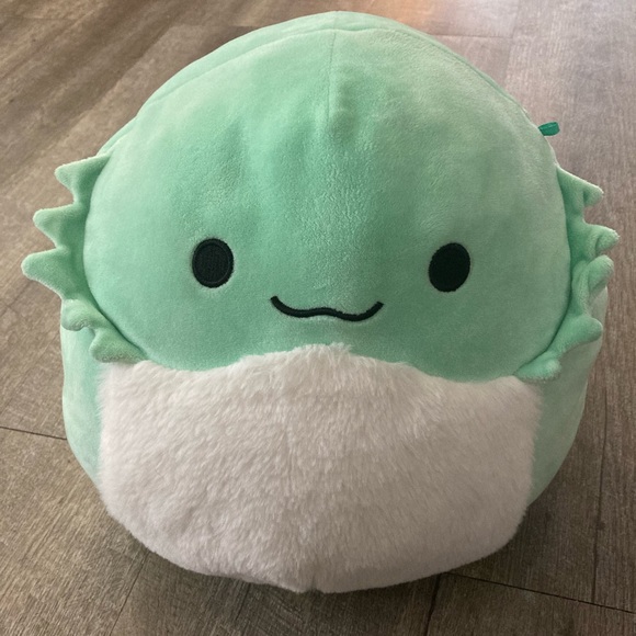 11” Abe green bearded dragon Squishmallow - Picture 1 of 11